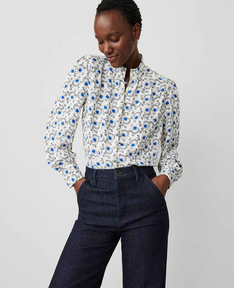 Floral Multi Button Shirt