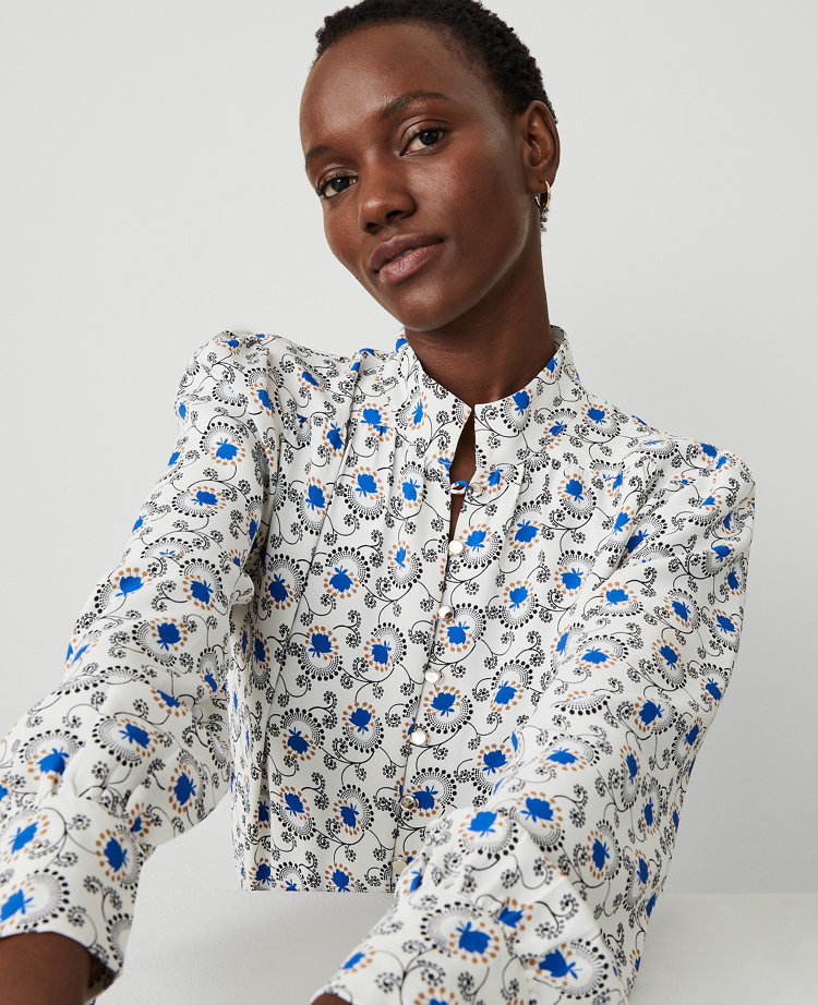 Floral Multi Button Shirt