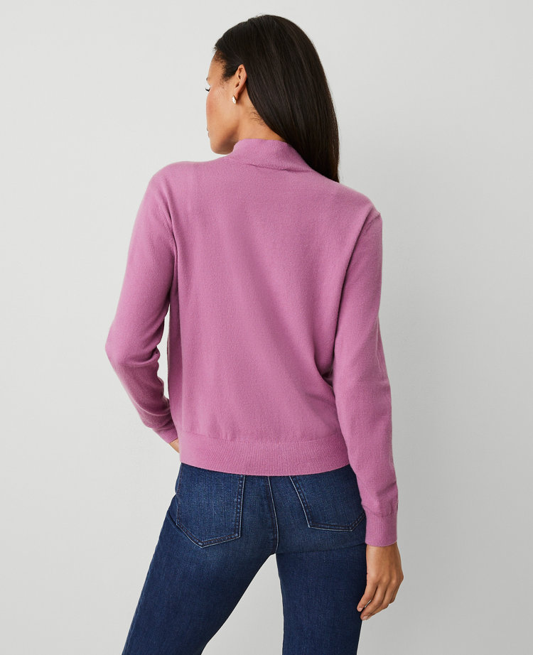 Petite Essential Mock Neck Sweater