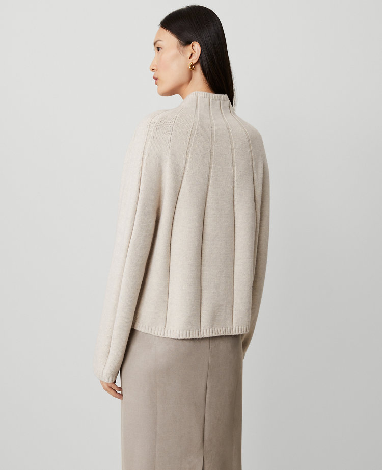 Petite Traveling Stitch Turtleneck Sweater