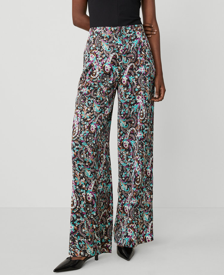 The Petite Pleated Wide Leg Pant