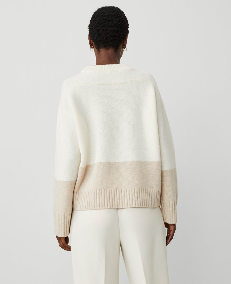 Cashmere Colorblock Sweater