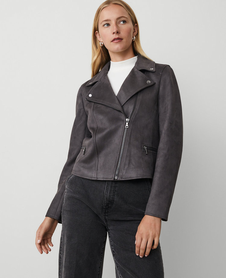 Petite suedette jacket hotsell