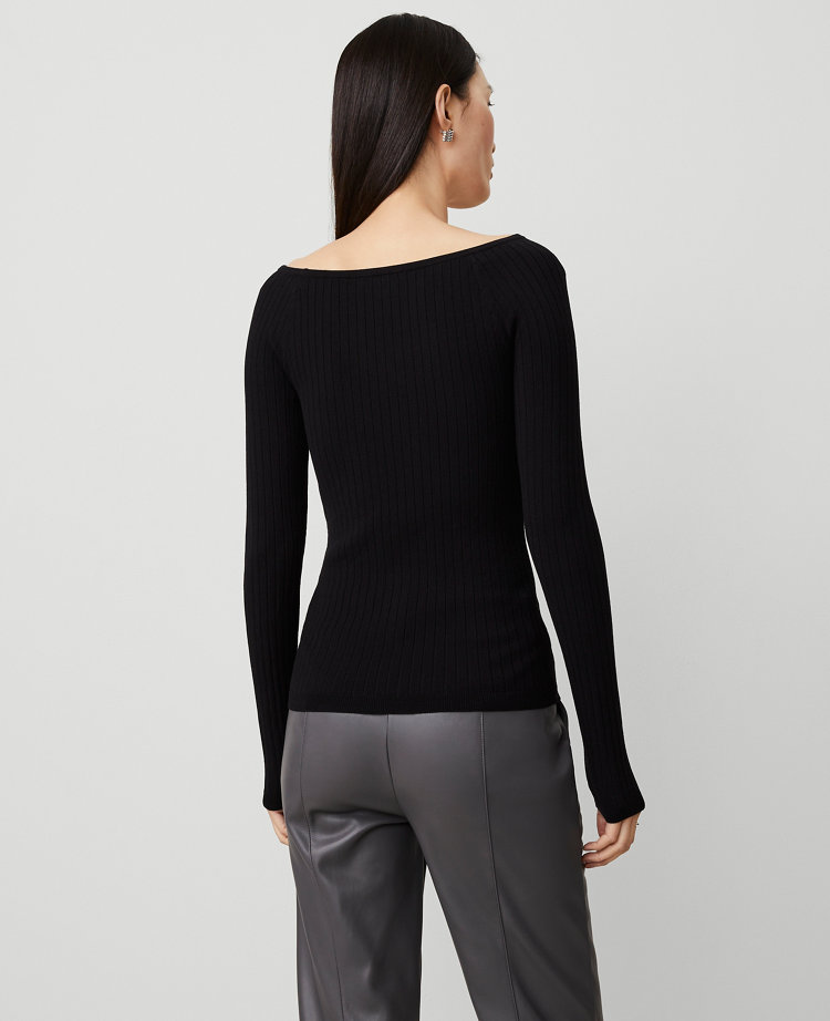 Petite Off The Shoulder Sweater