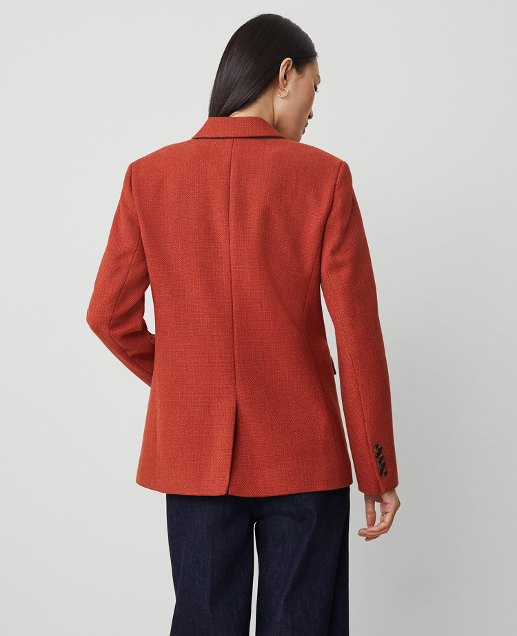 The Petite Greenwich Blazer in Basketweave