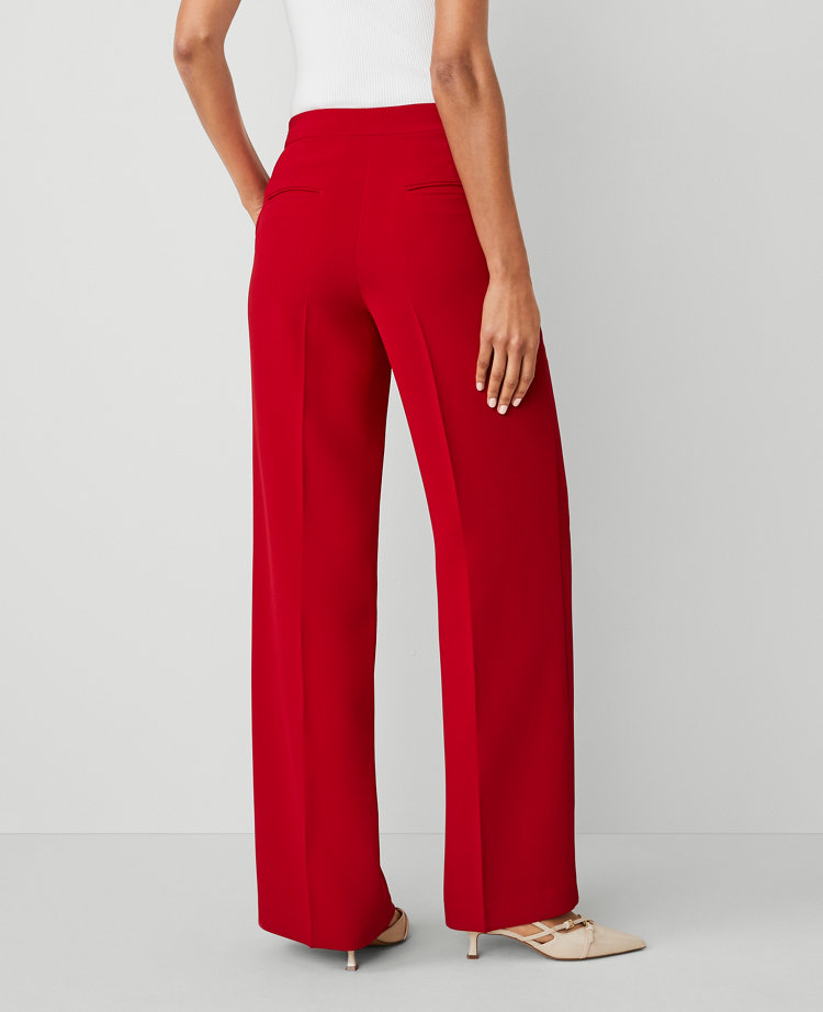 The Petite Wide-Leg Pant in Fluid Crepe carousel Product Image 3