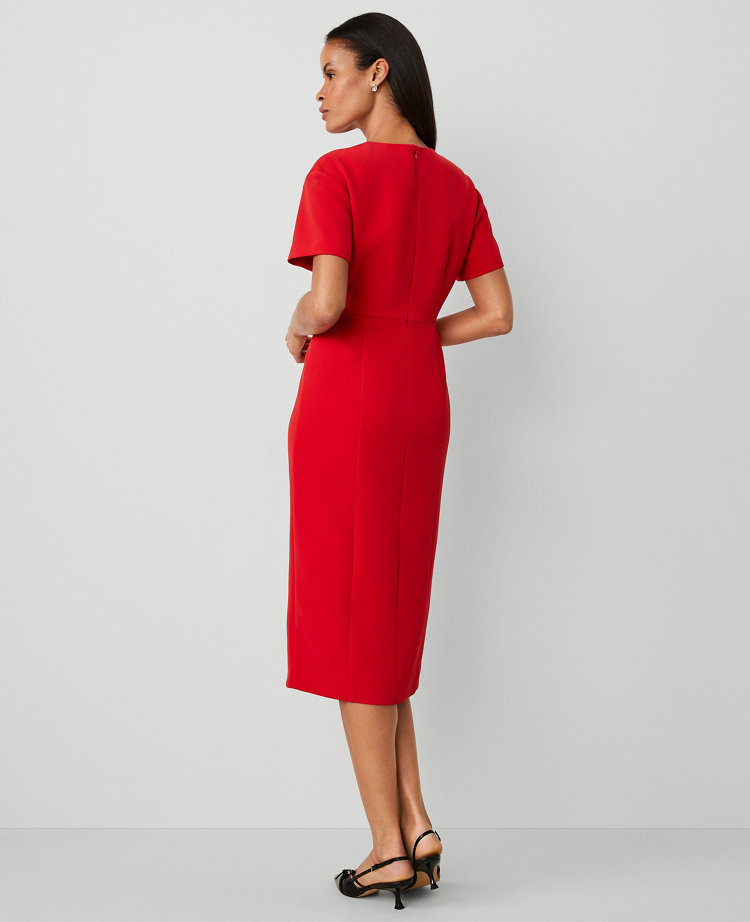 Petite Dropped Sleeve Sheath Dress