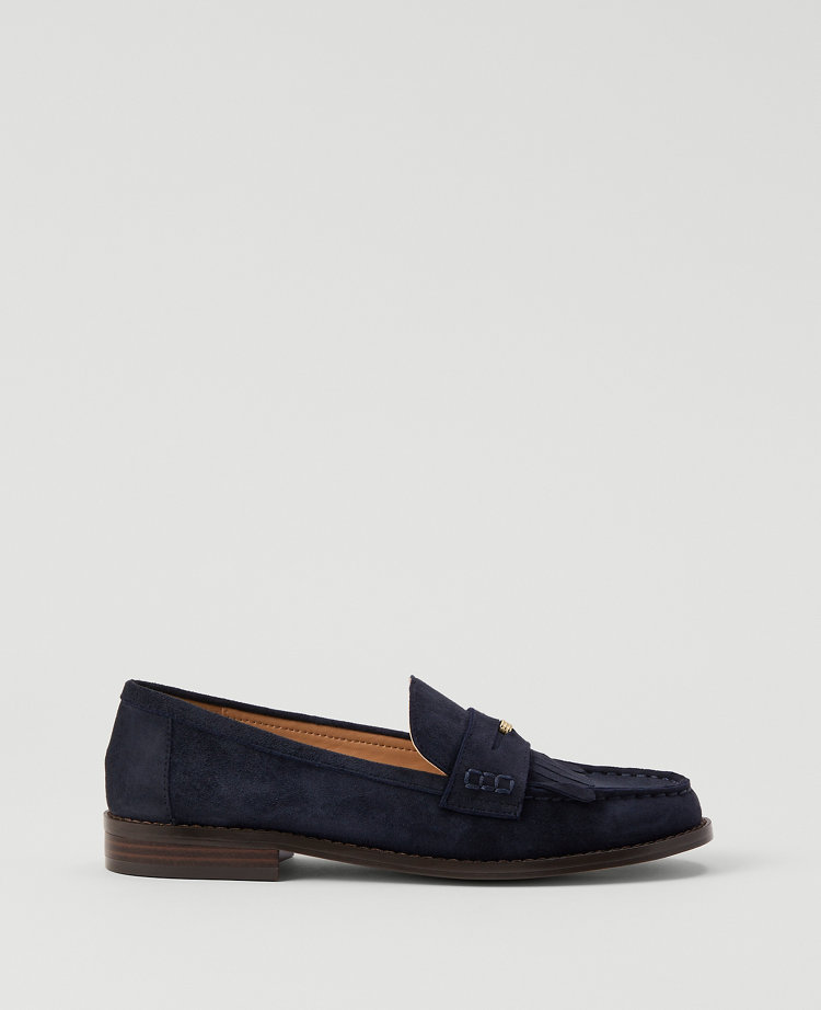 Kiltie Suede Loafer