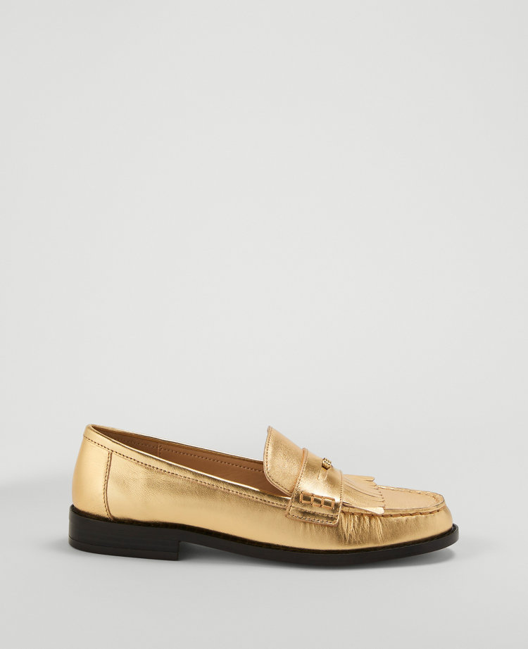 Kiltie Metallic Loafer