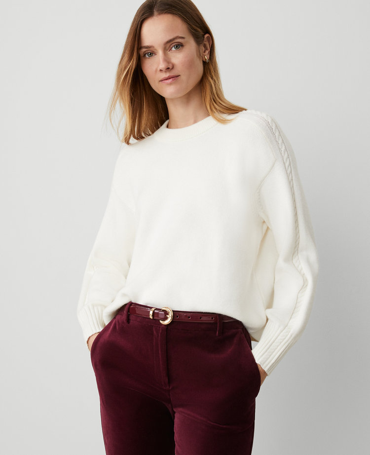 Petite Cable Sweater