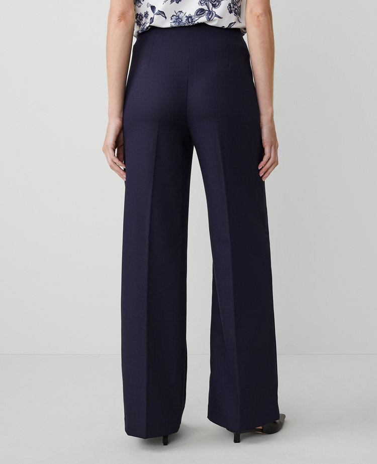 The Button Trim Sailor Wide-Leg Pant carousel Product Image 3