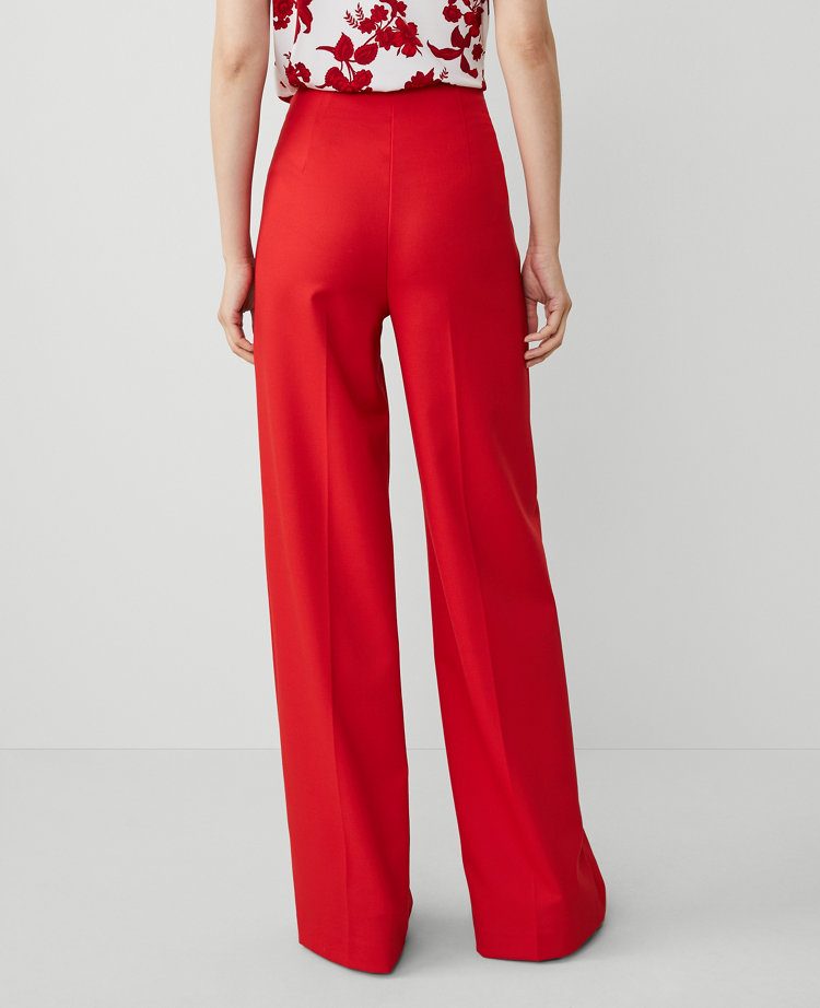 The Button Trim Sailor Wide-Leg Pant carousel Product Image 4