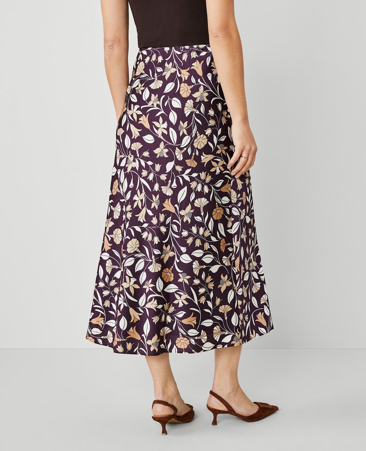 Petite Floral Slip Skirt