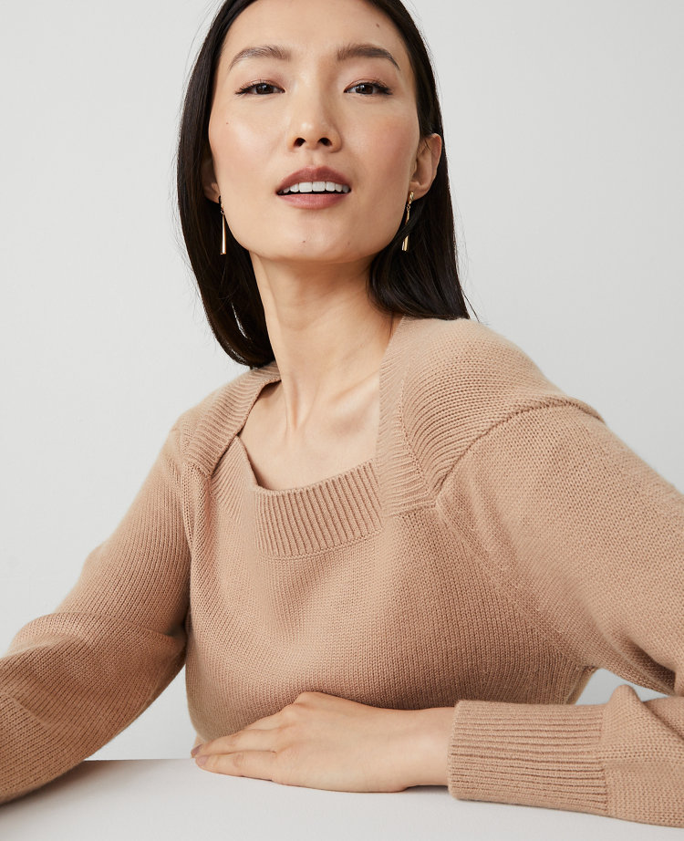 Envelope Neck Sweater