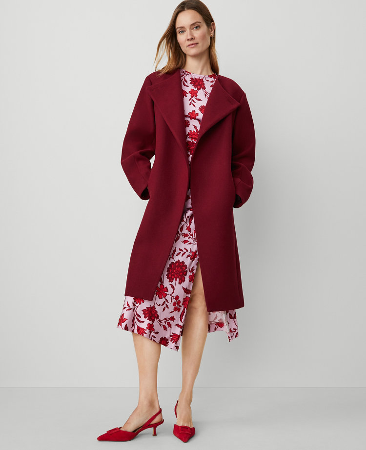 petite tie waist coat