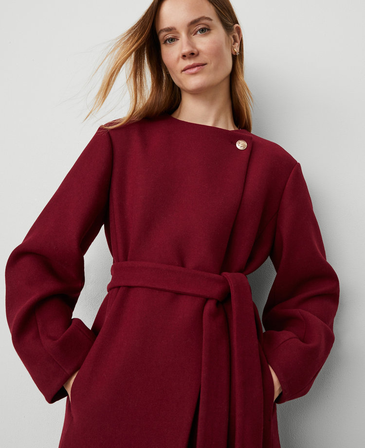 petite tie waist coat