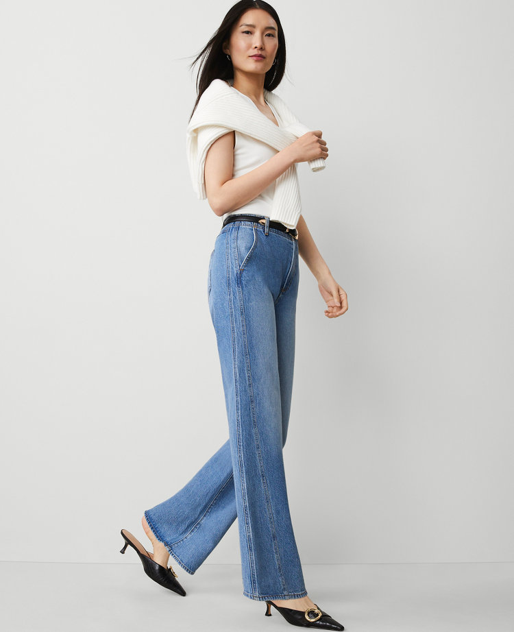 The Seamed Wide-Leg Jean