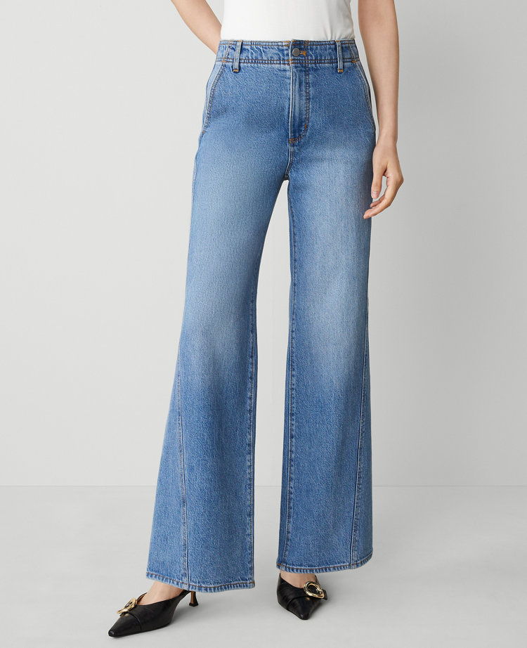 The Seamed Wide-Leg Jean