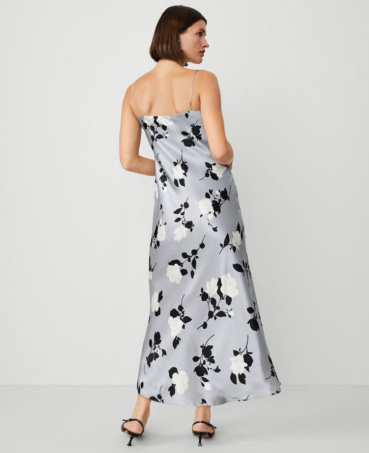 Studio Collection Rose Garden Silk Slip Dress