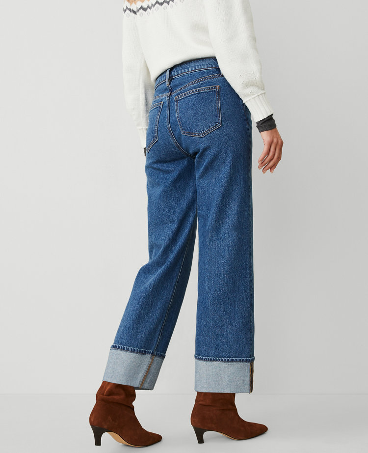 Petite Crop Pintuck Jean