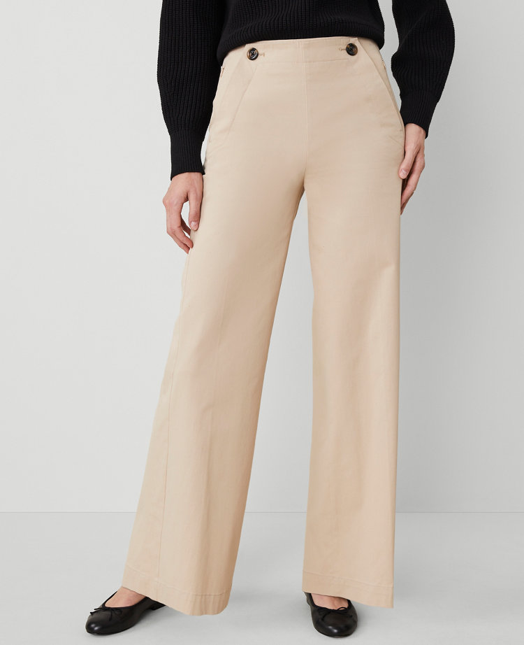 Weekend Collection Wide-Leg Sailor Pant