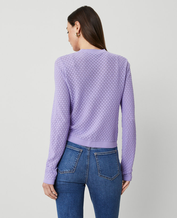 Pointelle Cardigan