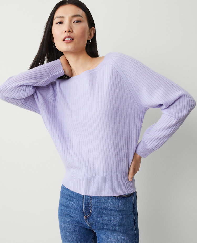 Ribbed Cashmere Sweater