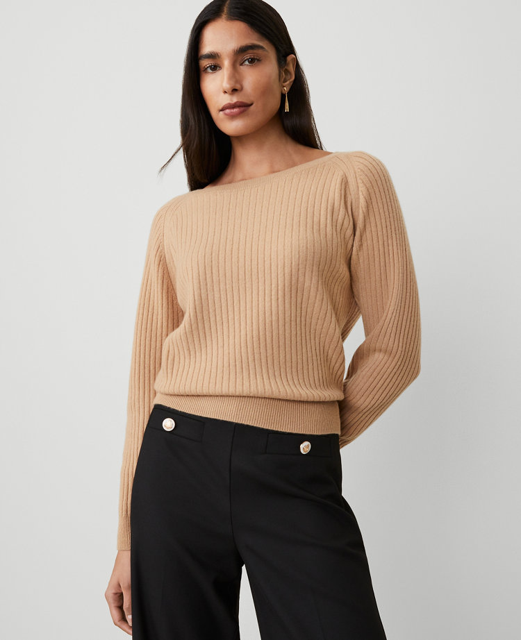 Ribbed Cashmere Sweater