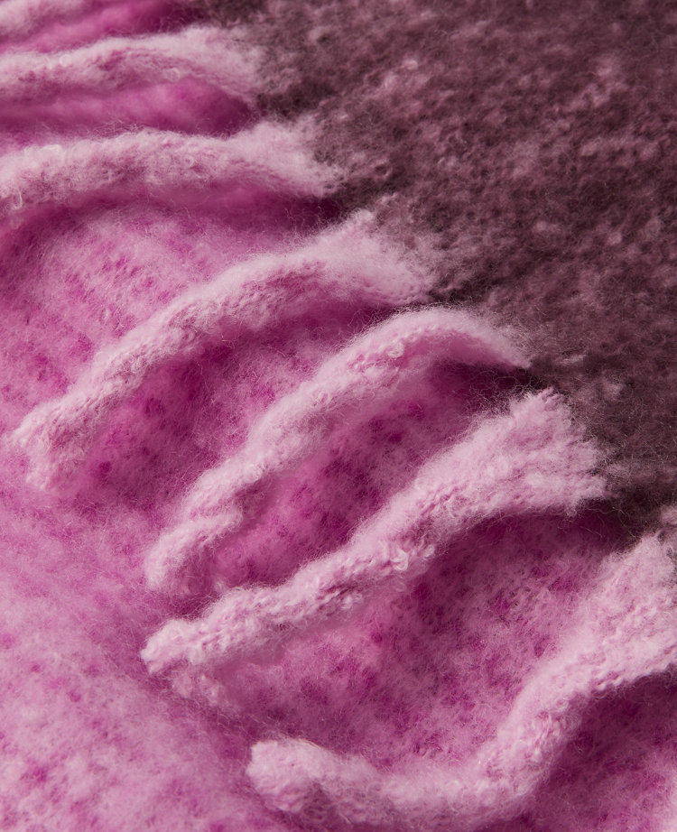 Ombré Fuzzy Scarf