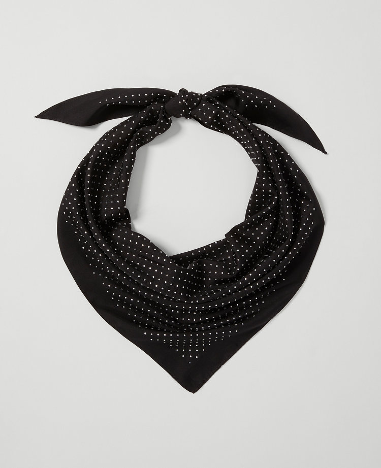 Glitz Triangle Silk Scarf