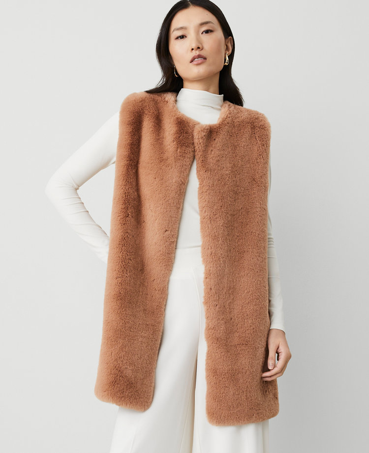 Fuzzy Faux Fur Vest