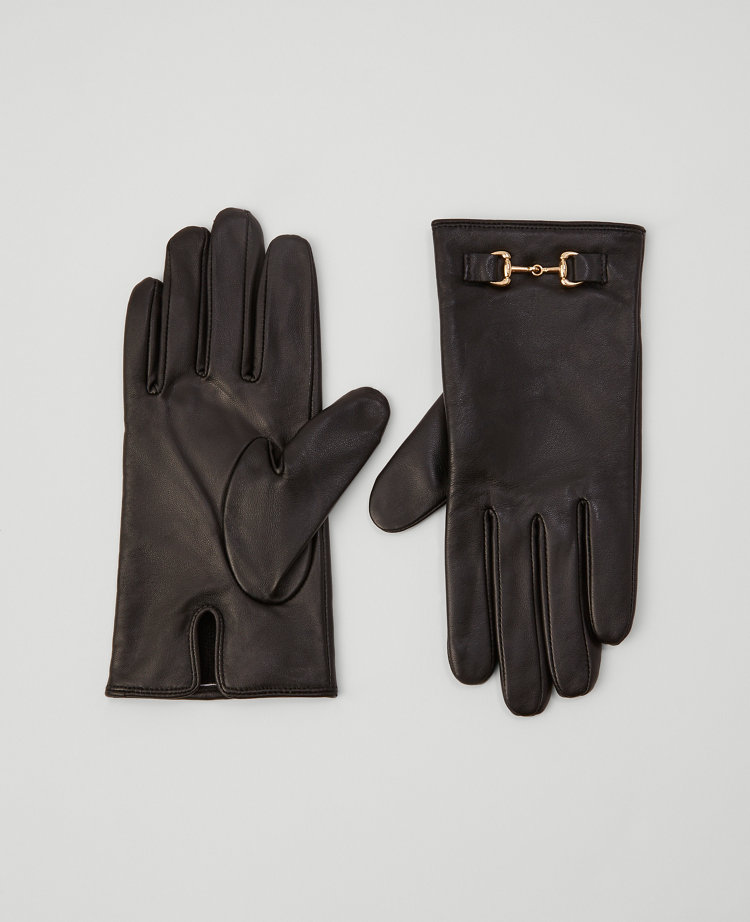 Horsebit Leather Glove