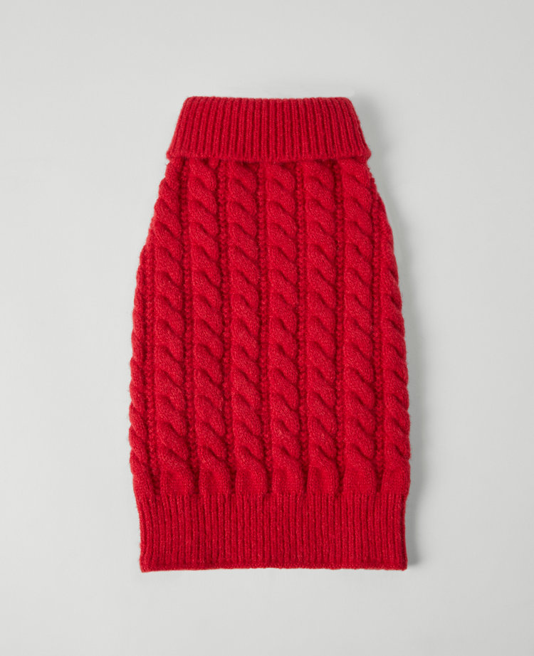 Weekend Collection Cable Dog Sweater - image 2