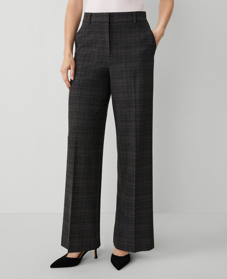 The Wide-Leg Pant in Plaid