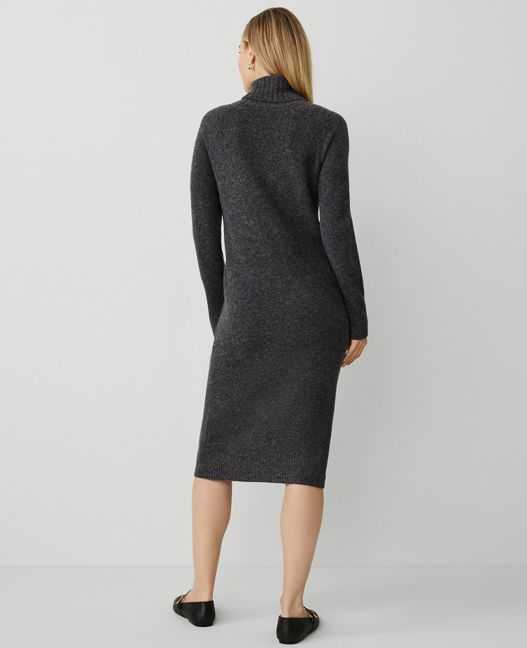 Petite Ribbed Sweater Dress