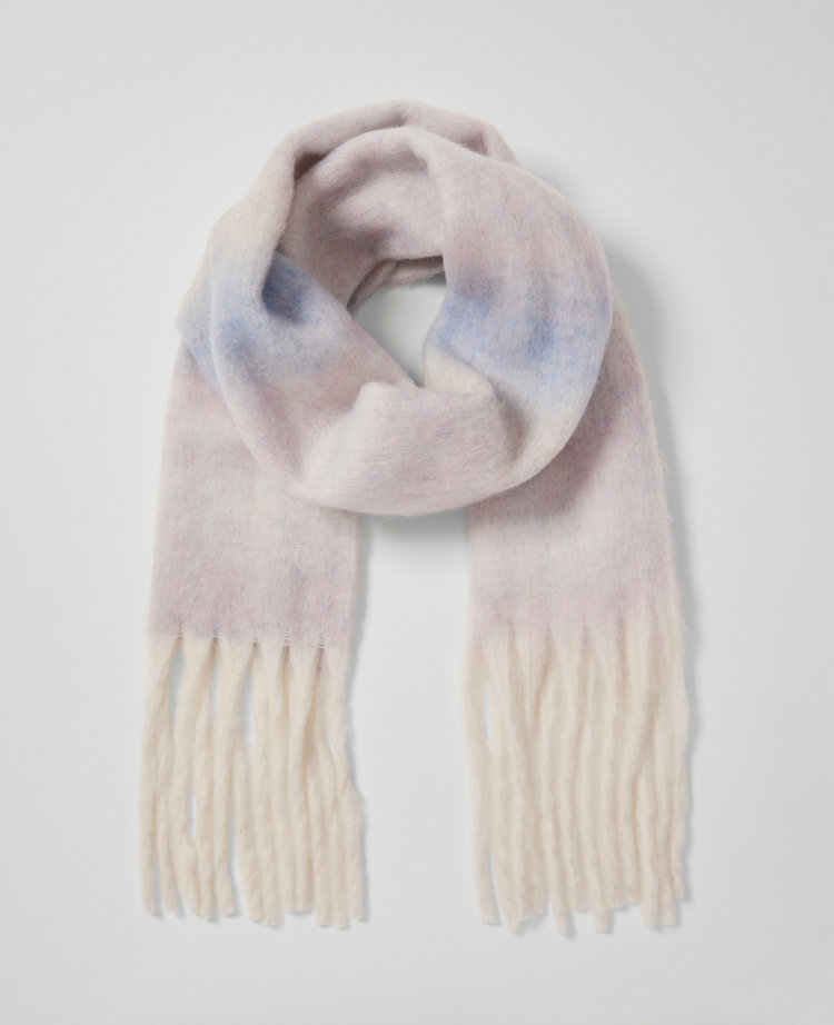 Ombre Fuzzy Scarf