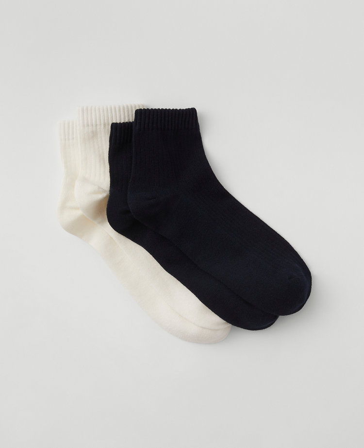 Ribbed Ankle Sock Set