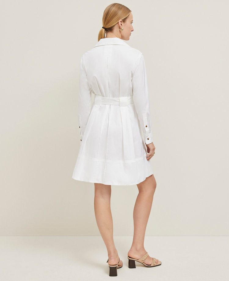 Flare Pocket Shirtdress