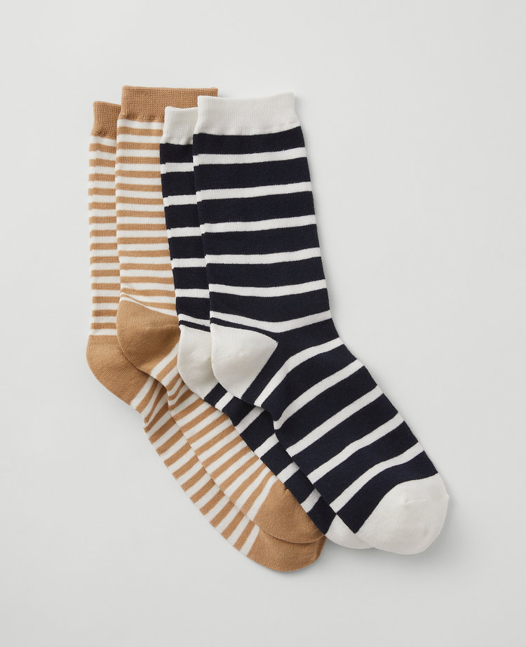 Striped Crew Sock Set