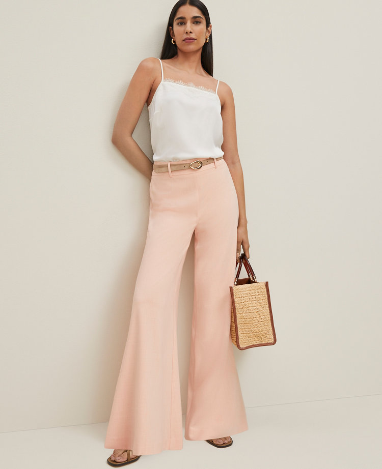 The Statement Palazzo Pant in Melange