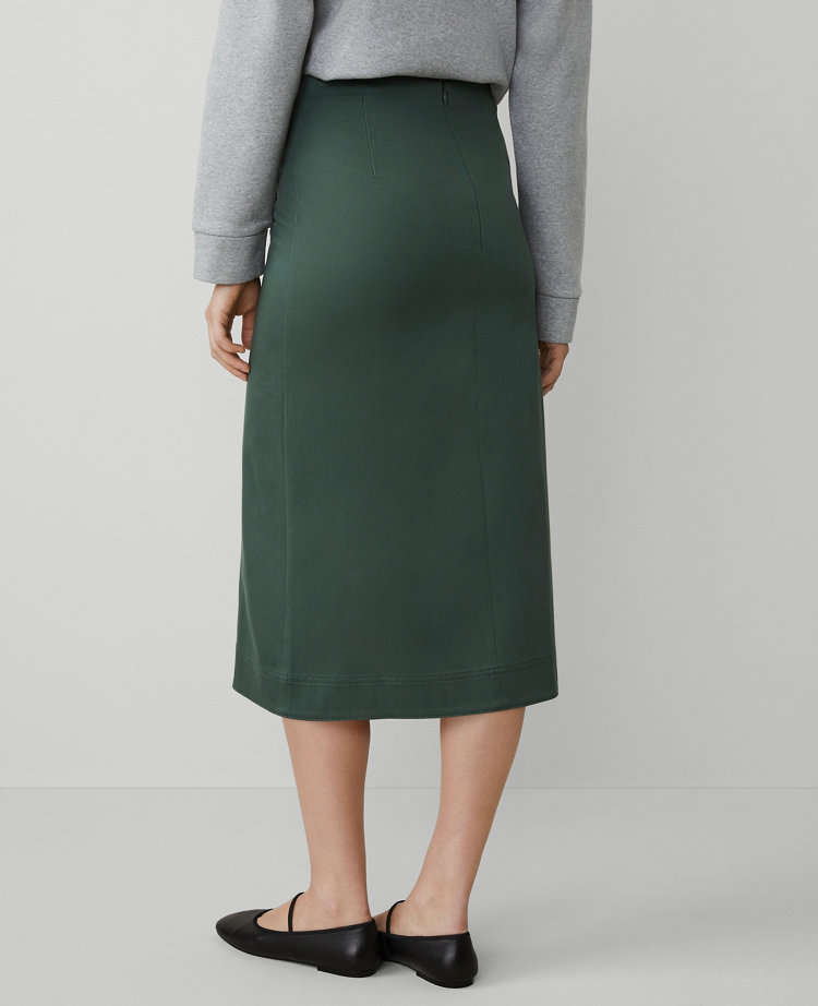 Effortless Midi Wrap Skirt