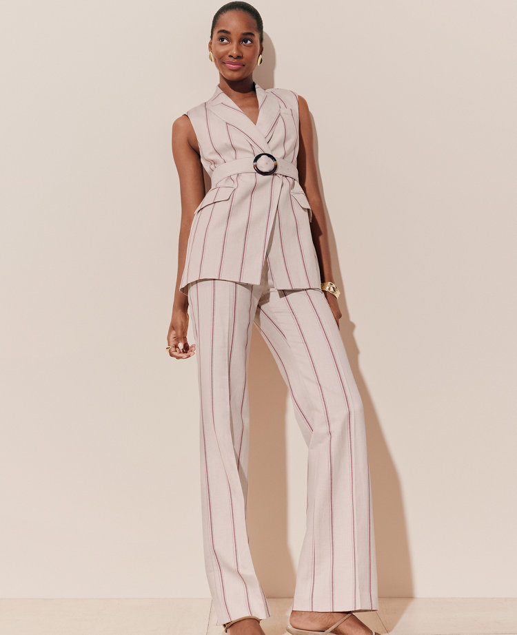 The Jayne Trouser Pant in Pinstripe