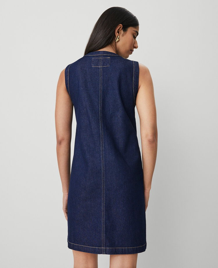 Petite Denim Sheath Dress