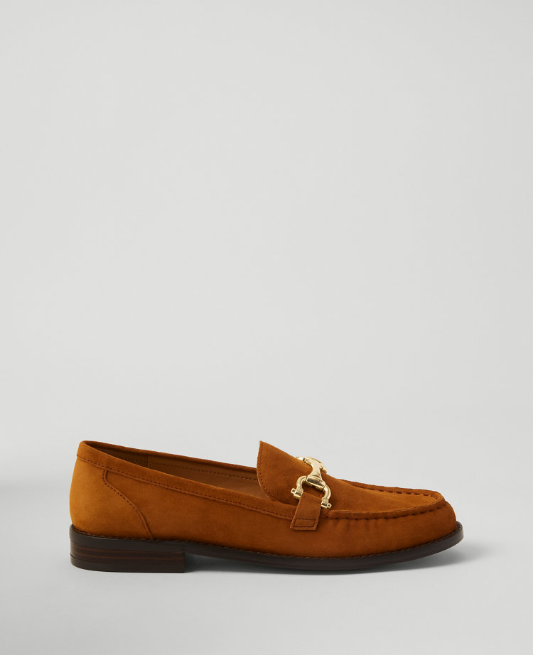 Horsebit Suede Loafers