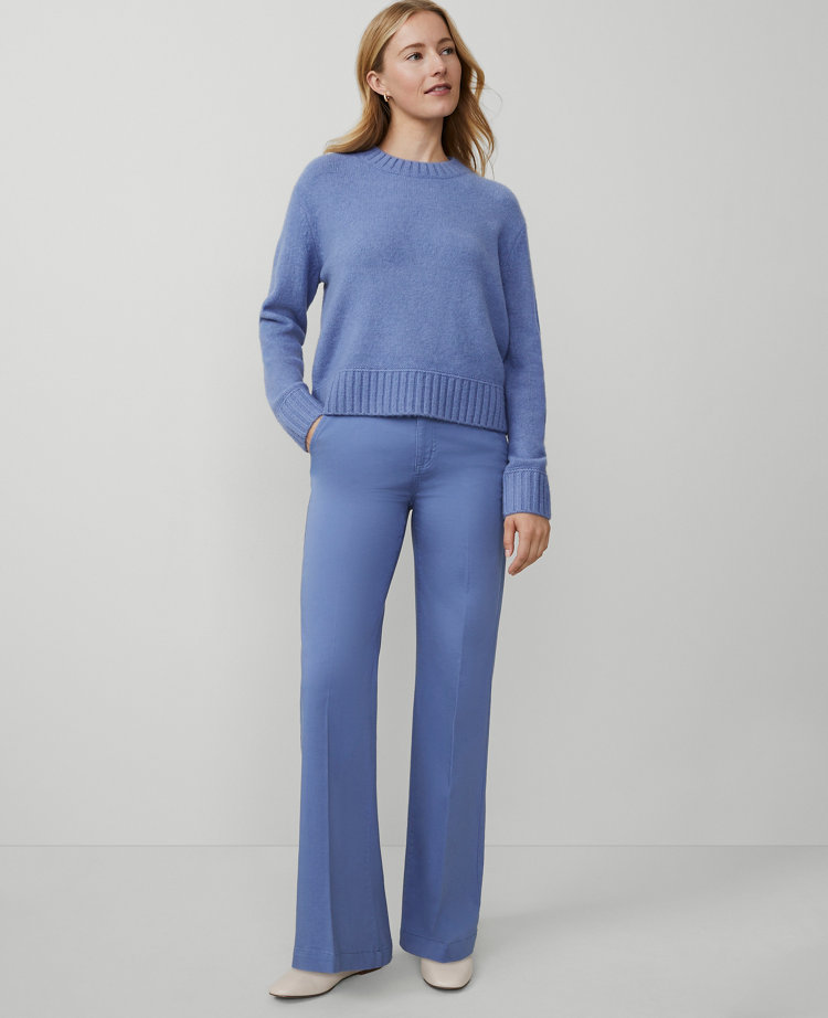 Petite Weekend Collection Trouser Pant in Sateen