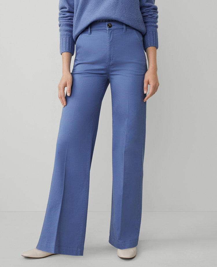Petite Weekend Collection Trouser Pant in Sateen