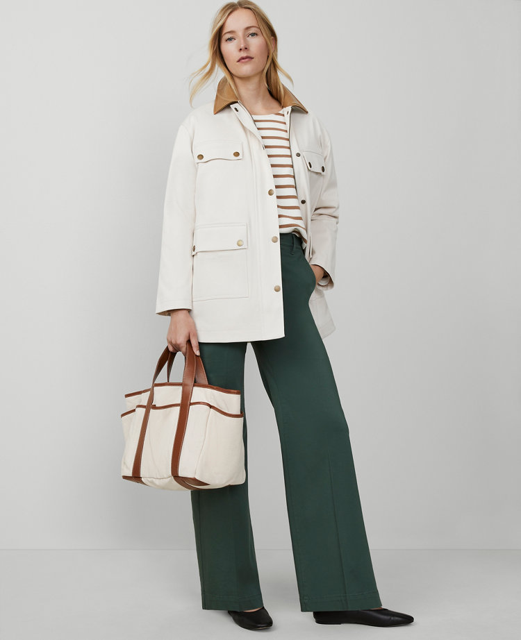 Petite Weekend Collection Trouser Pant in Sateen