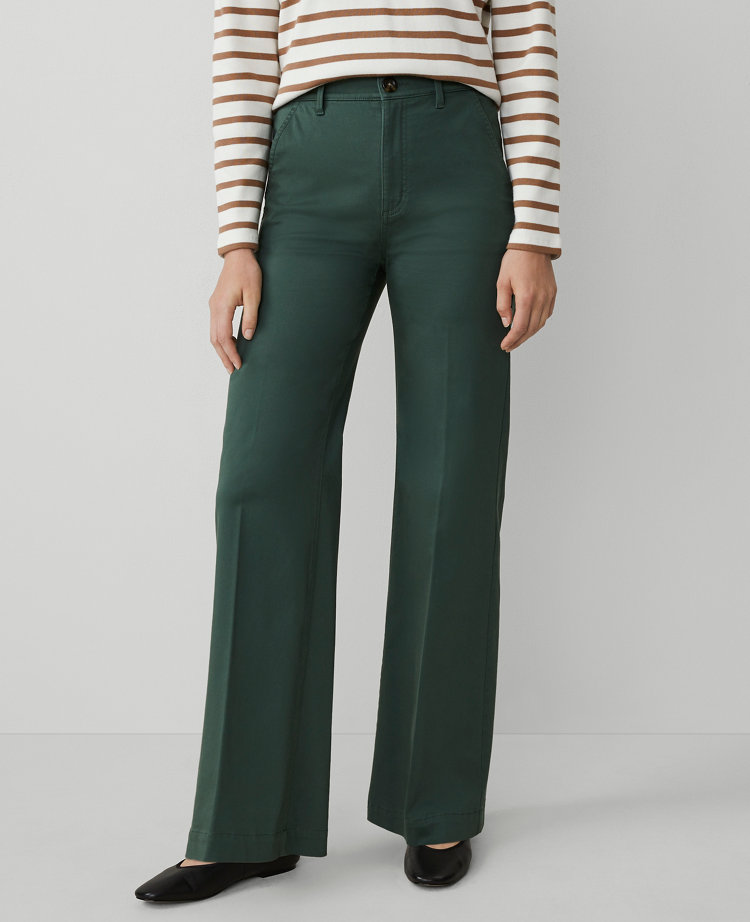 Petite Weekend Collection Trouser Pant in Sateen