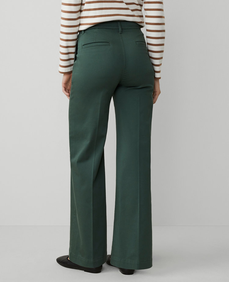 Petite Weekend Collection Trouser Pant in Sateen