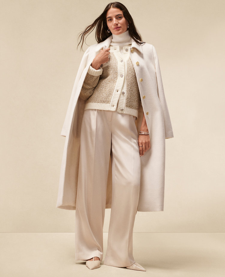 The Pleated Trouser in Satin